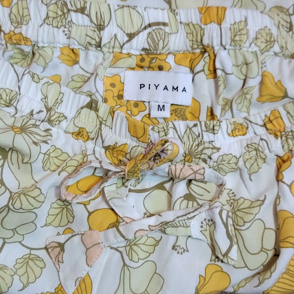 Piyama NWT Maggie Floral Pajama Set Two Piece Florence M Soft Lightweight - Picture 14 of 15